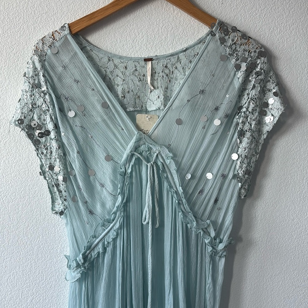 Free People Make A Splash Embellished Top - Picture 9 of 13